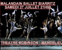 Malandain Ballet Biarritz - Danse Contemporaine **festival Les Nuits De Robinson**. Le samedi 27 juillet 2013 à Mandelieu-La Napoule. Alpes-Maritimes.  21H00